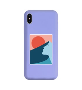 Mor Lansman Kılıf iPhone XS