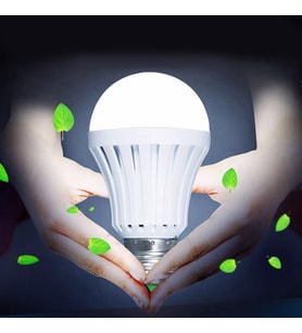 Pazariz 9 Watt Şarjli Led Ampul Seyyar Ampul 4 Adet Beyaz