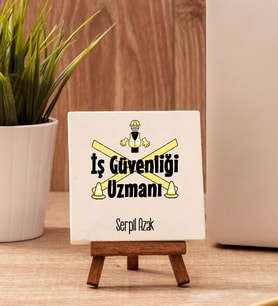İş Güvenliği Uzmanına Hediye Taş Dekor