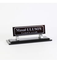Yönetici İsimlik- Kişiye Özel Tasarım Premium Masaüstü İsimlik – Ofis Masaüstü İsimlik