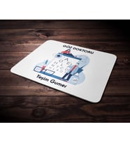 Kişiye Özel Göz Doktoru Tasarımlı Mouse Pad (Renksiz)