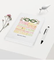 BK Gift Kişiye Özel Öğretmen Sözleri Temalı Beyaz Defter Kalem Hediye Seti - 2