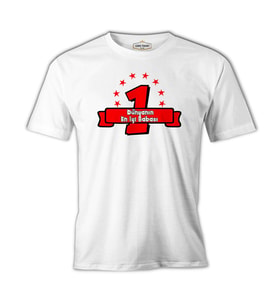 Dünyanın En İyi Babası Beyaz Erkek Tshirt