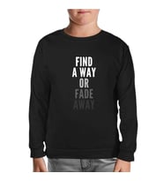 Find a Way Siyah Çocuk Sweatshirt