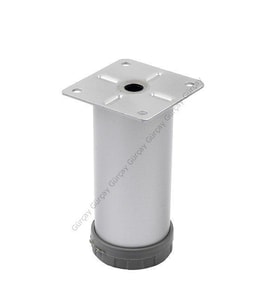 Metal Mobilya Ayağı Mat Krom Çap 42mm - 10cm (4 Adet)