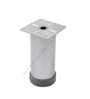 Metal Mobilya Ayağı Mat Krom Çap 42mm - 10cm (4 Adet)