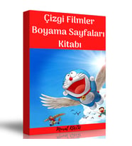 Çizgi film Sayfaları Boyama Kitabı
