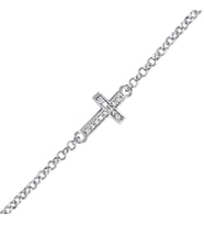 Gümüş Cross Bileklik