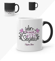 BK Gift Kişiye Özel Yılın En Sempatik Sevgilisi Sihirli Kupa Bardak
