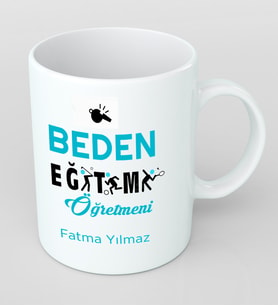 Kişiye Özel Beden Eğitimi Öğretmeni Kupa Bardak