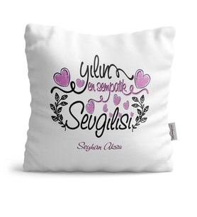 BK Gift Kişiye Özel Yılın En Sempatik Sevgilisi  Yastık