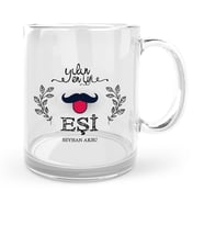 BK Gift Kişiye Özel Yılın En İyi Eşi Cam Kupa Bardak