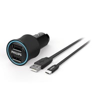 Philips DLP2553V Araç İçi Şarj Cihazı & Micro USB Kablo Combo Set