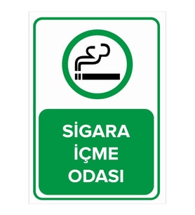 MIGNATIS - S*gara İçme Odası Levhası - Sac Malzeme 35x50cm