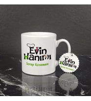 Evin Hanımı Kupa Bardak ve Anahtarlık Set