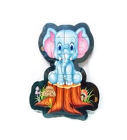 Fil Şekilli Ahşap Puzzle Yapboz Yeni Ürün - Hayal Sepeti Ahşap Çocuk Puzzle
