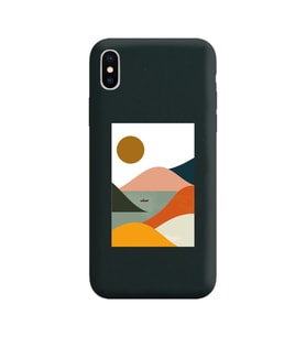 Siyah Lansman Kılıf iPhone X