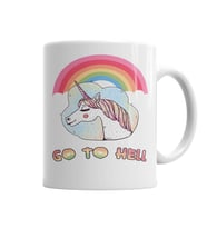 Unicornio Go To Hell Kupa Bardak Porselen