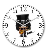 Slash Duvar Saati Bombeli Gercek Cam