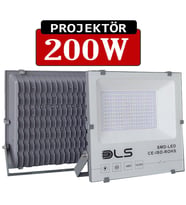 200W Projektör DLS Park Bahçe Çevre Site Bina Tabela Dış Mekan Led Lamba