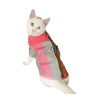 Pink Stars Su itici Yağmurluk Kedi Yağmurluğu  (Pembe)