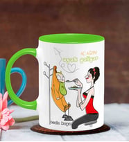 BK Gift Kişiye Özel Anneler Günü Temalı Yeşil Kupa Bardak Y9