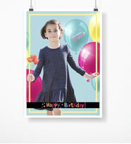 BK Gift Kişiye Özel Doğum Günü Kanvas Kumaş Afiş Poster 50 X 70 Cm 7