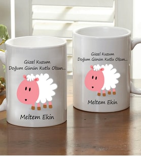 Kişiye Özel Güzel Kuzum Kupa Bardak