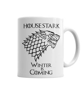 House Stark WInter is Coming Kupa Bardak Porselen