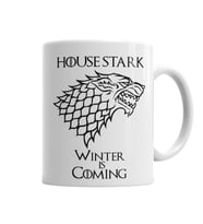 House Stark WInter is Coming Kupa Bardak Porselen