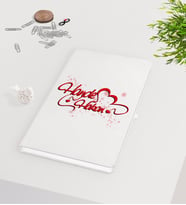BK Gift Kişiye Özel Sevgililer Günü Beyaz Defter-13