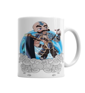 Braaum Aang League of Legends Crossover Kupa Bardak Porselen