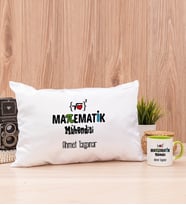 Matematik Mühendisi Dikdörtgen Yastık ve Yeşil Kupa Bardak