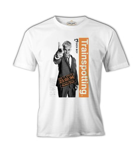 Trainspotting - 3 Beyaz Erkek Tshirt