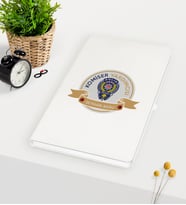 BK Gift Kişiye Özel Komiser Yardımcısı Temalı Beyaz Defter - 1