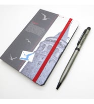 Scrikss Notelook Galata Kulesi Defter + İsme Özel Kalem  İsme Özel Hediyelik Set
