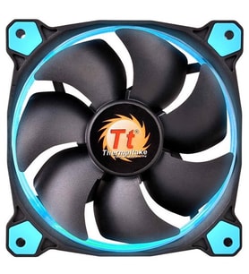 Thermaltake Riing 120mm Mavi Halka Ledli Titreşimsiz Kasa ve Radyatör Fanı CL-F038-PL12BU-A