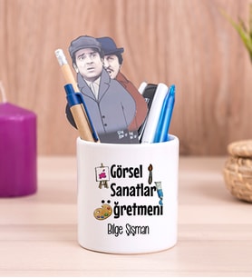 Görsel Sanatlar Öğretmeni Seramik Kalemlik
