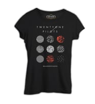 Twenty One Pilots - Blurryface Siyah Kadın Tshirt