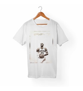 LeBron James Beyaz Tişört