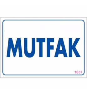 Pvc Levha quot;Mutfakquot; 17,5*25 cm