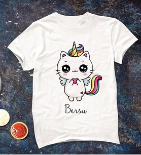 Kişiye Özel Unicorn Tişörtü