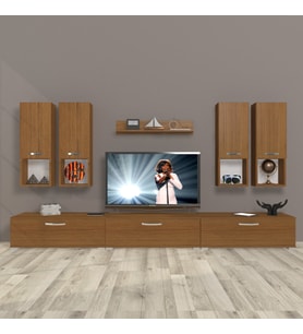 Decoraktiv Eko 8da Slm Tv Ünitesi Tv Sehpası (Ceviz)