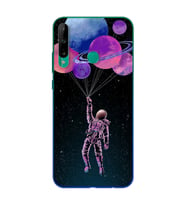 Uzay Balon Tasarım Süper Şeffaf Silikon Telefon Kılıfı Huawei P40 Lite E