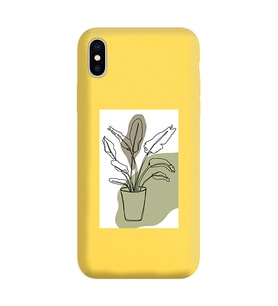 Sarı Lansman Telefon Kılıfı Iphone XS