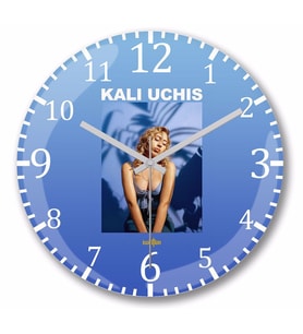 Kali Uchis Isolation Duvar Saati Bombeli Gercek Cam