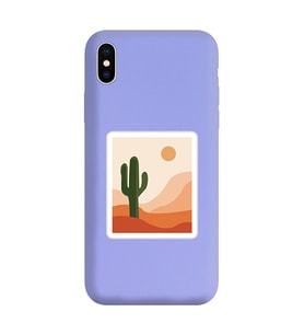 Lila Lansman Telefon Kılıfı Iphone XS