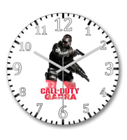 Call Of Duty Garra Duvar Saati Bombeli Gercek Cam