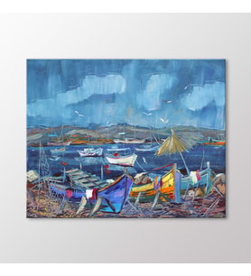 Arty Tablo Kayıkhane Tablo (Karışık)