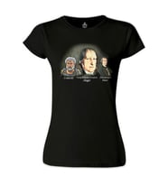 Hegel Aristo Kant  Siyah Bayan Tshirt